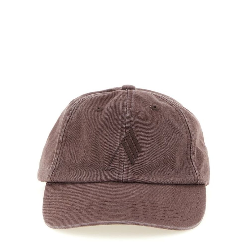 The Attico Brown Cotton Cap (Baseball Women's Hat)
